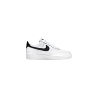 Black And White Leather Low Top Sneakers