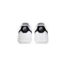 Black And White Leather Low Top Sneakers