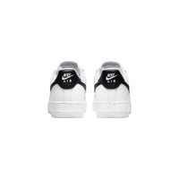Black And White Leather Low Top Sneakers