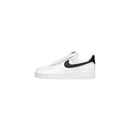 Black And White Leather Low Top Sneakers