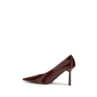 Bordeaux Goatskin High Heel Pumps