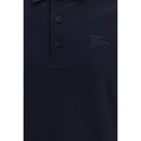 Blue Cotton Polo Shirt