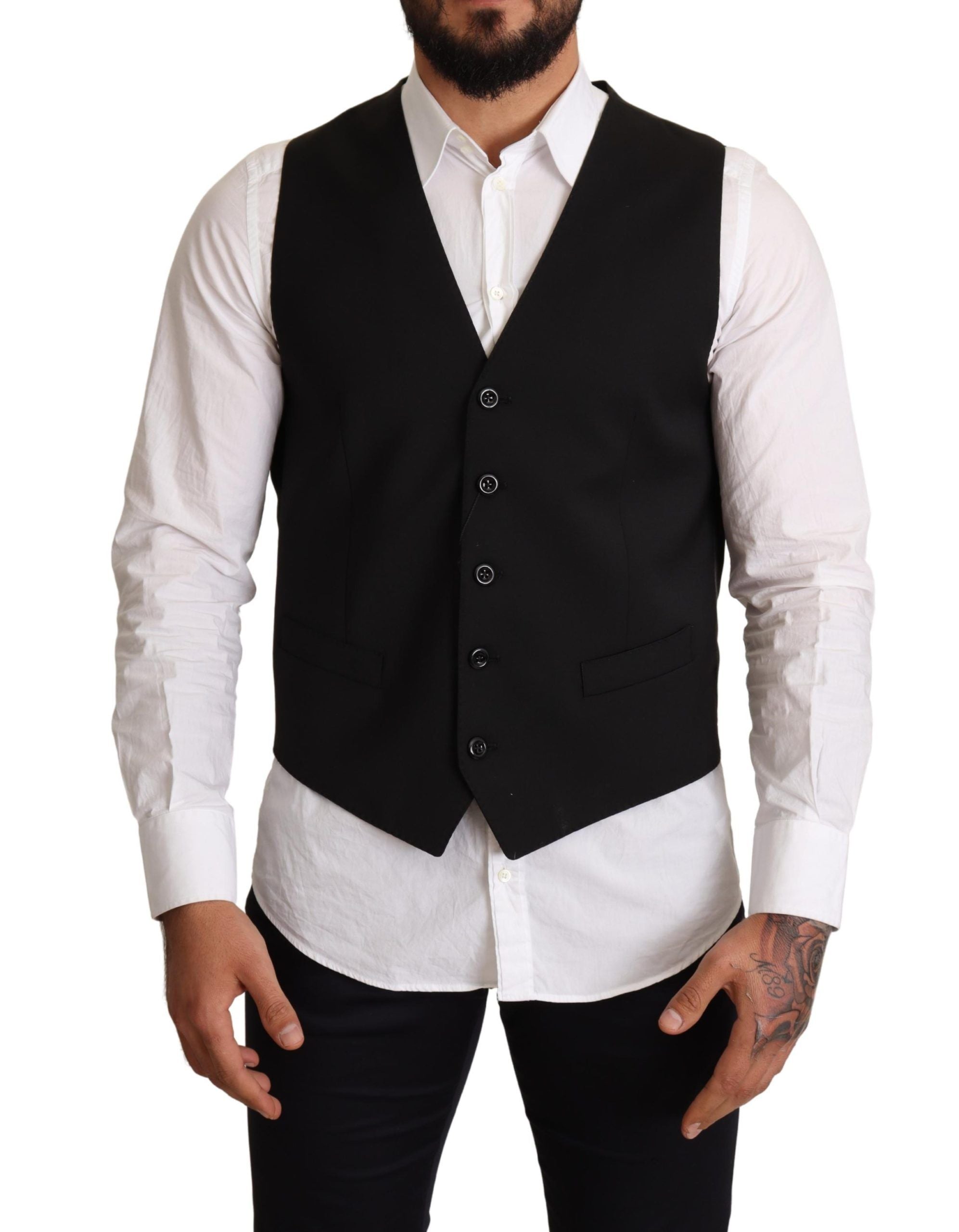 Black Formal dress Vest