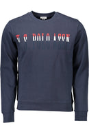 Blue Cotton Men's Sweatshirt