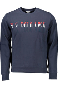 Blue Cotton Men's Sweatshirt