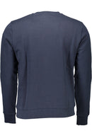 Blue Cotton Men's Sweatshirt