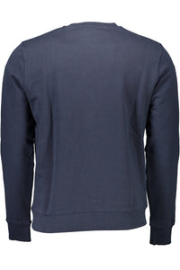 Blue Cotton Men's Sweatshirt