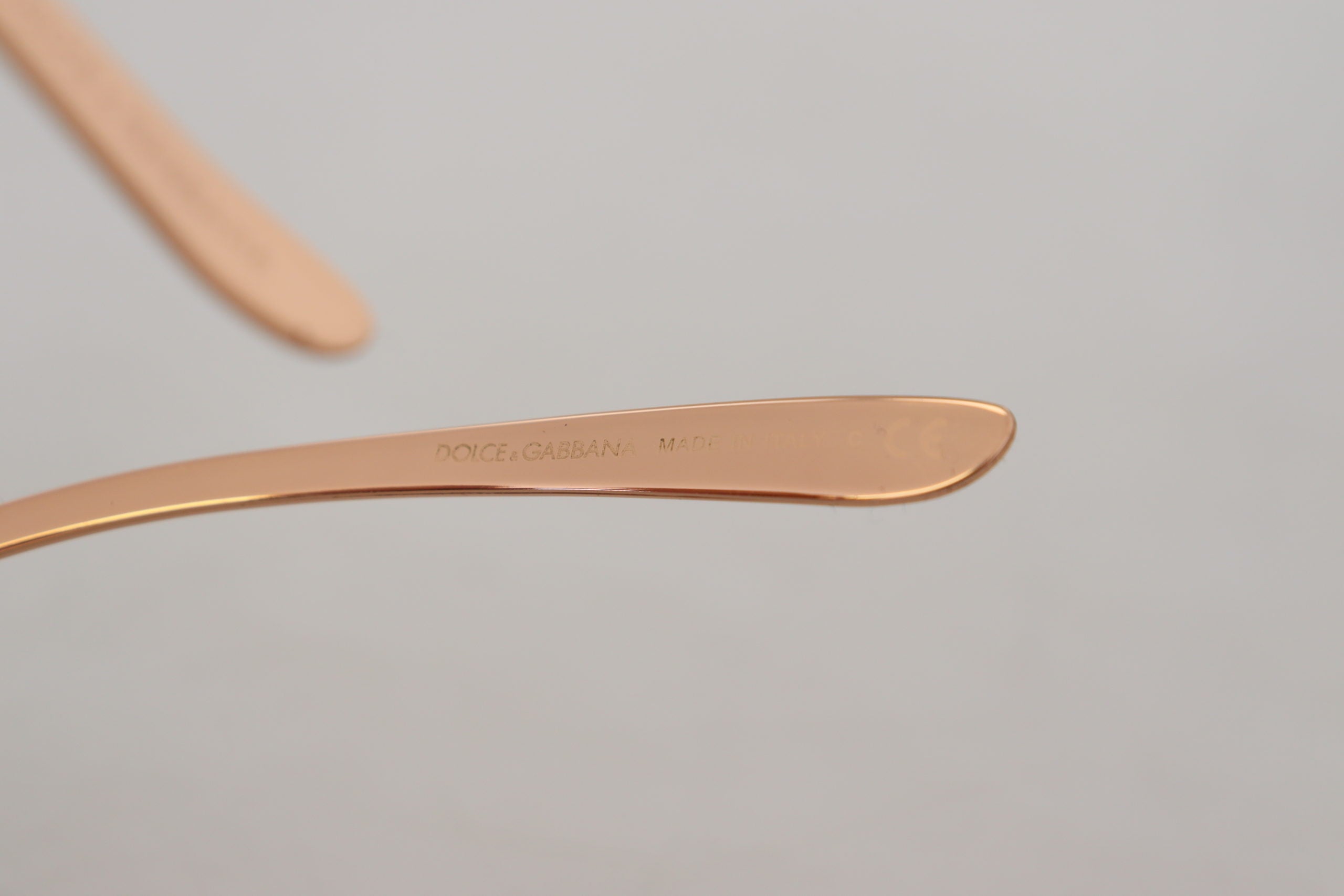 Pink Gold Rose Sequin Embroidery DG2202 Sunglasses