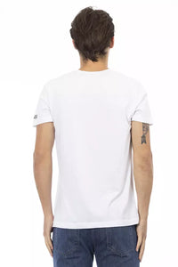 White Cotton Men's T-Shirt