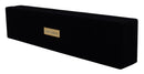 Black Velvet Logo Plaque Storage Bracelet Jewelry Box
