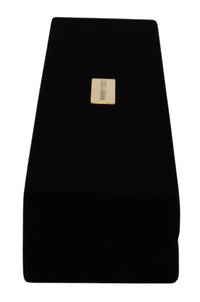 Black Velvet Logo Plaque Storage Bracelet Jewelry Box