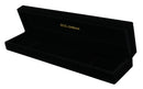 Black Velvet Logo Plaque Storage Bracelet Jewelry Box