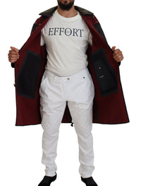 Black Trench Hooded Parka Cotton Jacket