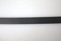 Bordeaux Leather Silver Metal Buckle Belt