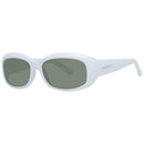 White Nylon Sunglasses