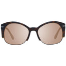 Brown Acetate & Metal Sunglasses