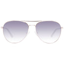 Rose Gold Metal Sunglasses