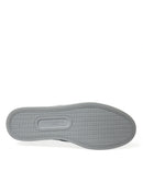 Blue Calfskin Leopard Mid Top Sneakers Shoes