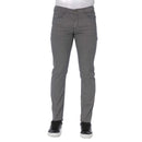 Gray Cotton Men's Pants