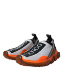 Black White Orange Slip On Sorrento Sneakers Shoes