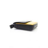 Yellow Leather Women Crossbody