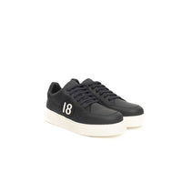 Blue Cowhide Men Sneaker
