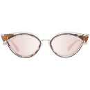 Brown Metal & Plastic Sunglasses