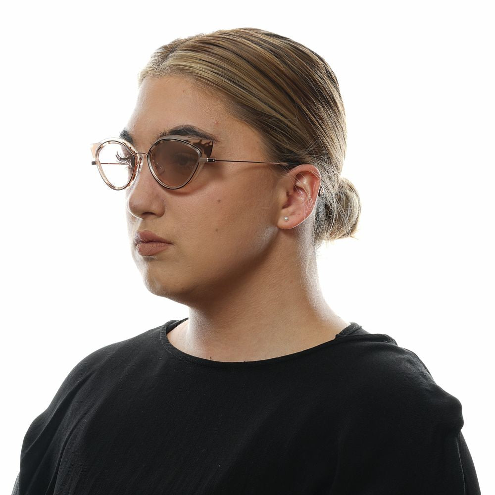 Brown Metal & Plastic Sunglasses