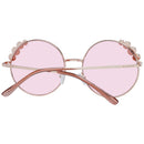 Rose Gold Metal Sunglasses