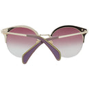 Gold Metal & Plastic Sunglasses