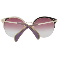 Gold Metal & Plastic Sunglasses