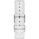 White Leather Dress Watch