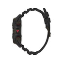Black Resin Sport Watch