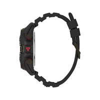 Black Resin Sport Watch