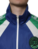 Multicolor Polyester Full Zip Bomber Jacket