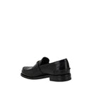 Black Calf Leather Bos Taurus Slip-On Loafers