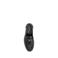 Black Calf Leather Bos Taurus Slip-On Loafers