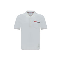 White Cotton Polo Shirt