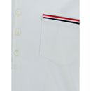 White Cotton Polo Shirt