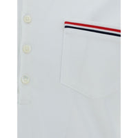 White Cotton Polo Shirt