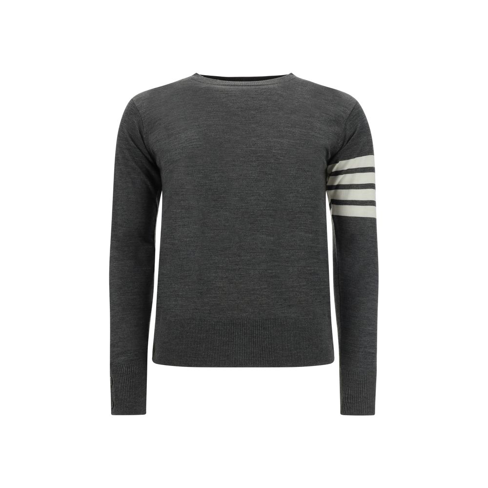 Gray Fleece Wool Sweatshirt