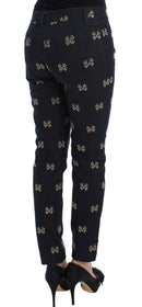 Blue Key Embroidered Slim Fit KATE Jeans