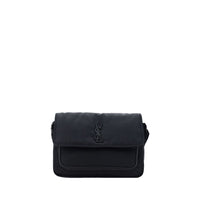 Black Polyamide Shoulder Bag