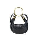 Black Calf Leather Bos Taurus Handbag