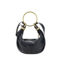 Black Calf Leather Bos Taurus Handbag