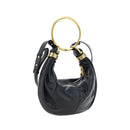 Black Calf Leather Bos Taurus Handbag
