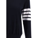 Blue Fleece Wool Sweatshirt