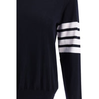 Blue Fleece Wool Sweatshirt