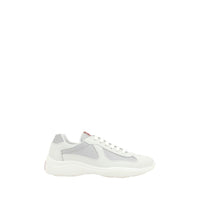 White Calf Leather Bos Taurus Low Top Sneakers