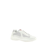 White Calf Leather Bos Taurus Low Top Sneakers